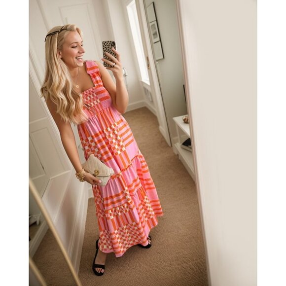 Women's Summer Maxi Dress Boho Spaghetti Straps Casual Long Flowy A-line - Picture 2 of 5